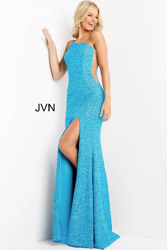 Jovani 06126 One Shoulder Long Formal Prom Dress