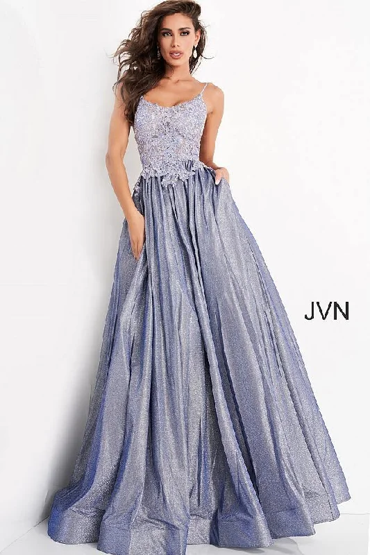 Jovani 03038 Prom Spaghetti Strap Long Ball Gown