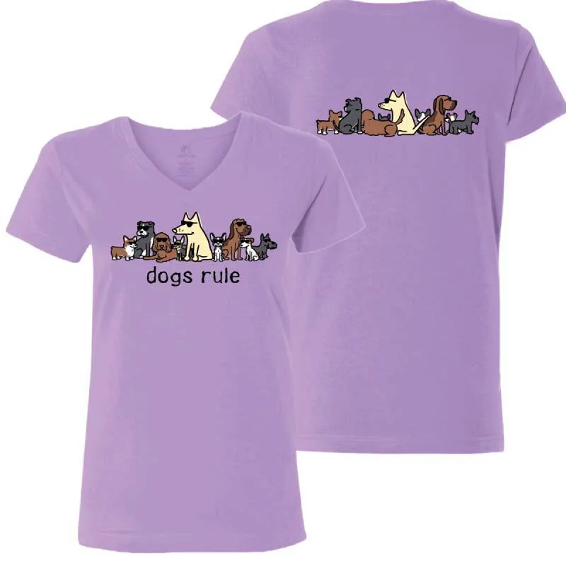 Teddy the Dog™ Dogs Rule V-Neck