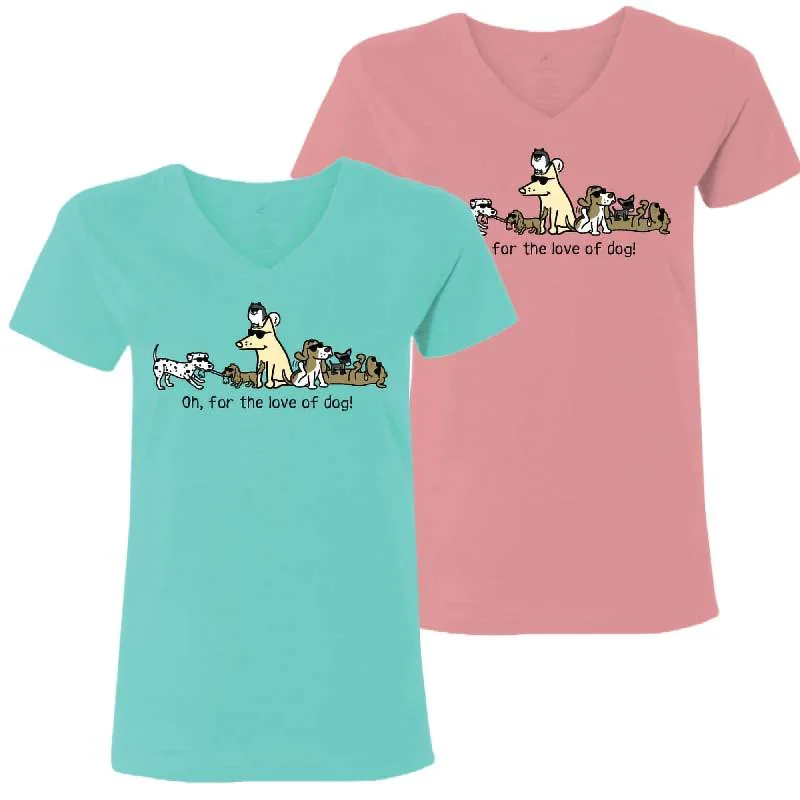 Teddy the Dog™ Love of Dog! V-Neck