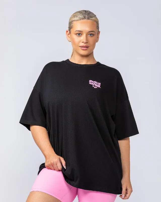 Muscle Nation | Womens Biggest Fan Oversized Tee