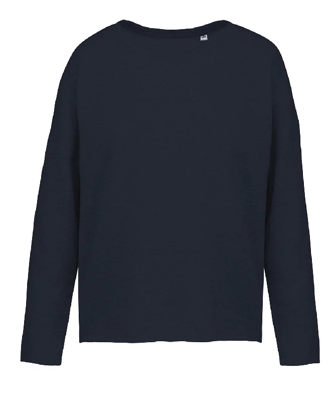 Navy - Ladies' oversized sweatshirt