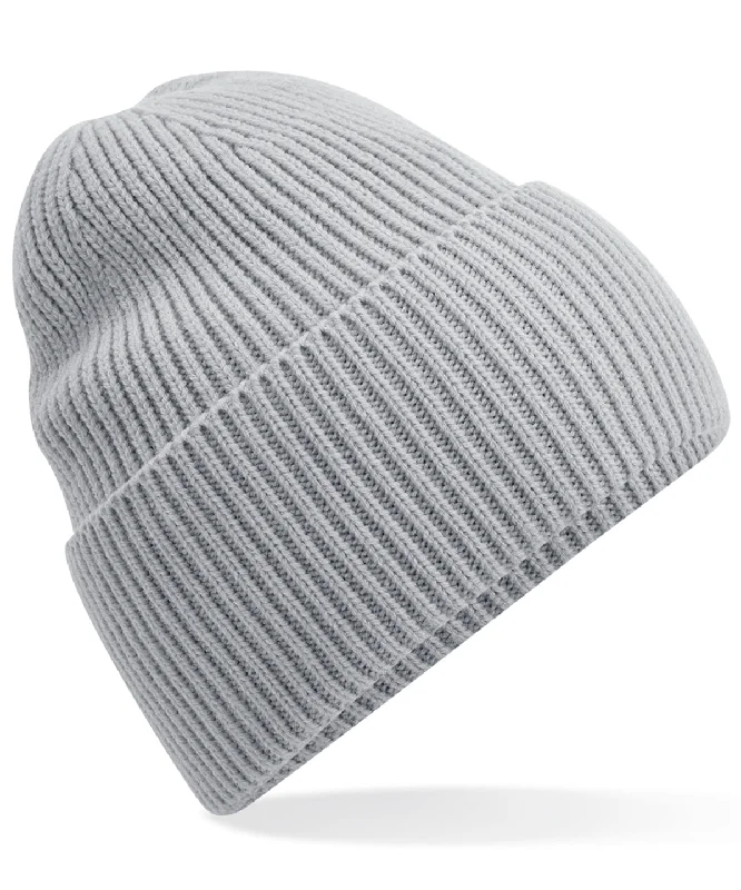 Light Grey - Oversized cuffed beanie