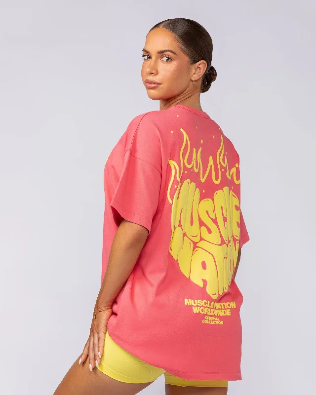 Muscle Nation | Heartbreaker Oversized Tee - Confetti