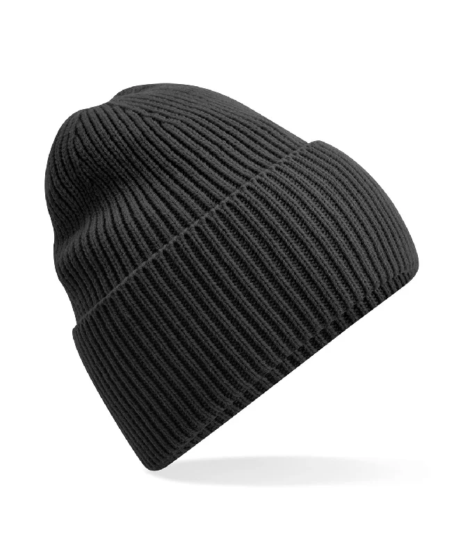 Charcoal - Oversized cuffed beanie