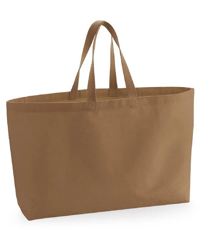 Caramel - Oversized canvas tote bag