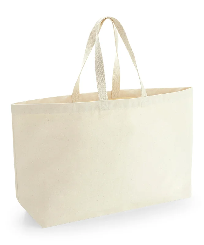 Natural - Oversized canvas tote bag