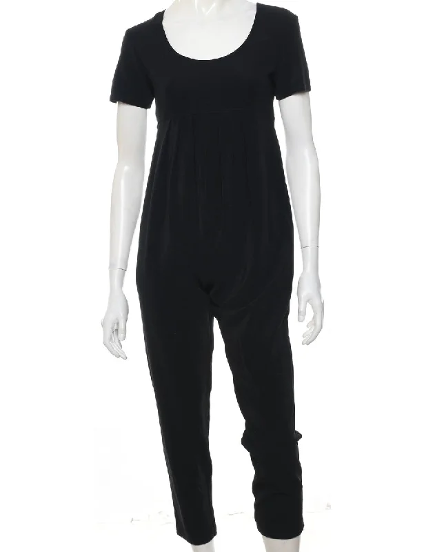 Black Maternity Jumpsuit - M