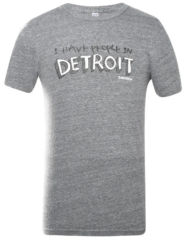 Detroit Printed T-shirt - S