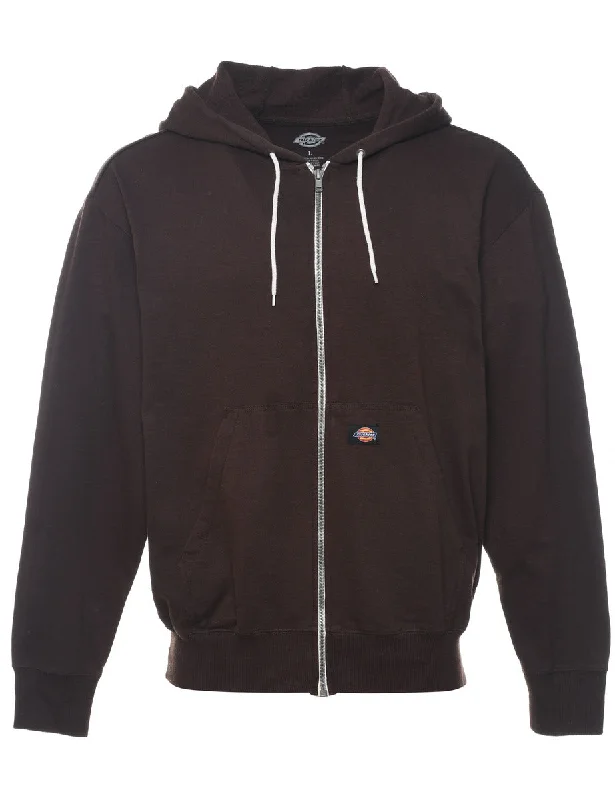 Dickies Brown Hooded Sweatshirt  - L