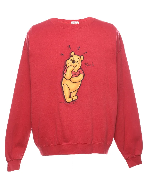 Disney Winnie The Pooh 1990s Cartoon Sweatshirt - XL