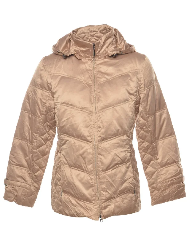 Hooded Puffer Jacket - S