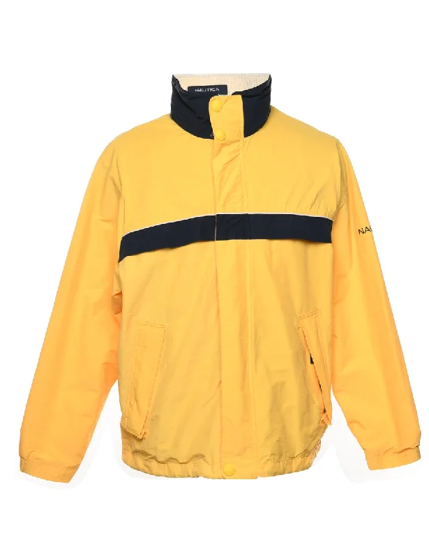 Nautica Yellow Nylon Jacket - M