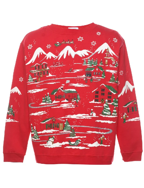 Festive Season Christmas Sweatshirt - L