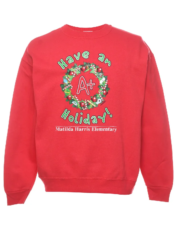 Festive Season Christmas Sweatshirt - L