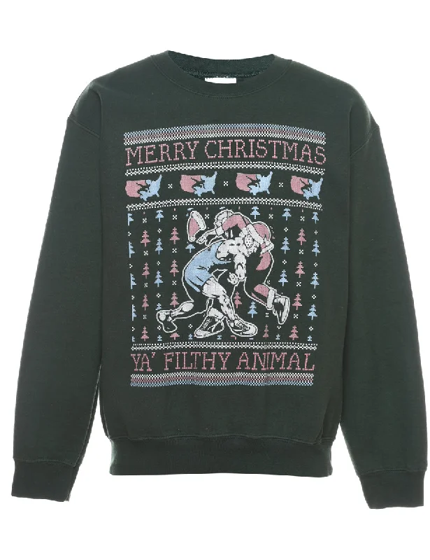 Festive Season Christmas Sweatshirt - S