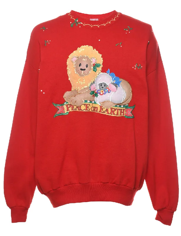 Festive Season Christmas Sweatshirt - XL