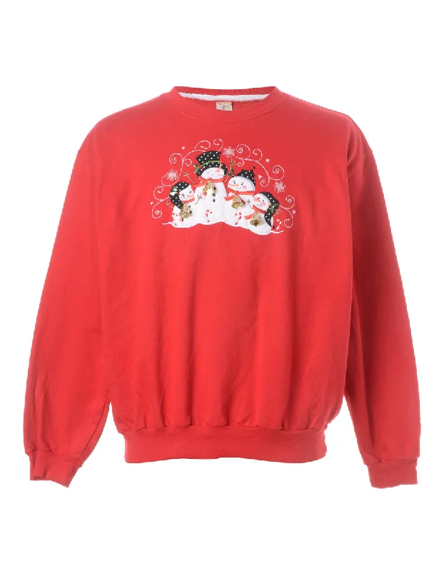 Label Christmas Sweatshirt With Bells