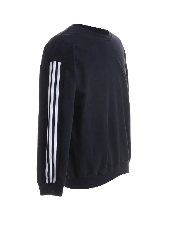 Label Corey Branded Stripe Sleeve Sweatshirt