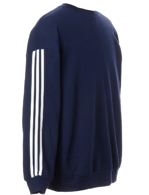 Label Corey Branded Stripe Sleeve Sweatshirt