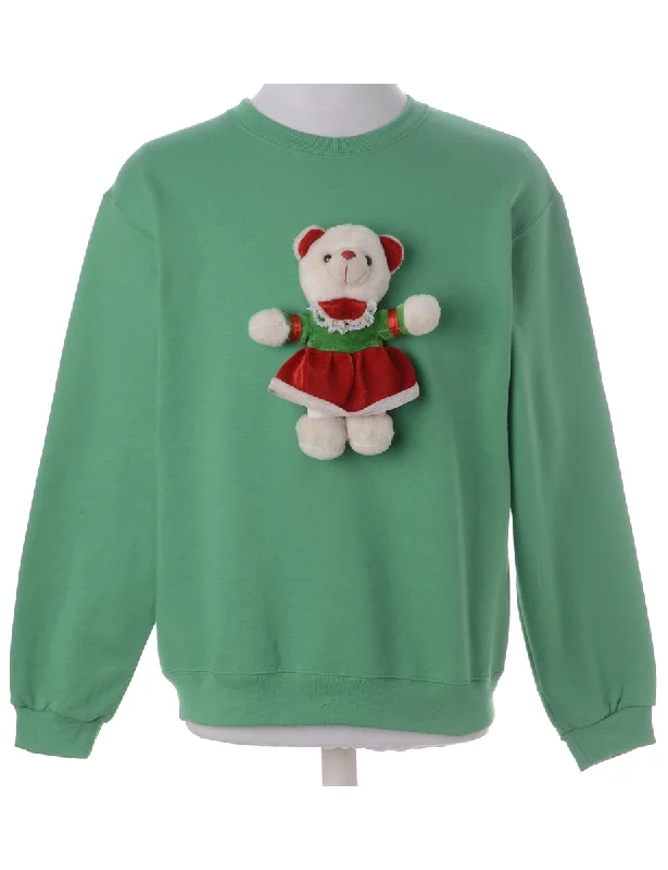 Label Novelty Christmas Sweatshirt