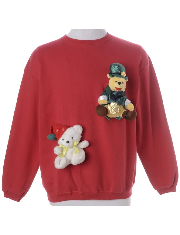 Label Novelty Christmas Sweatshirt