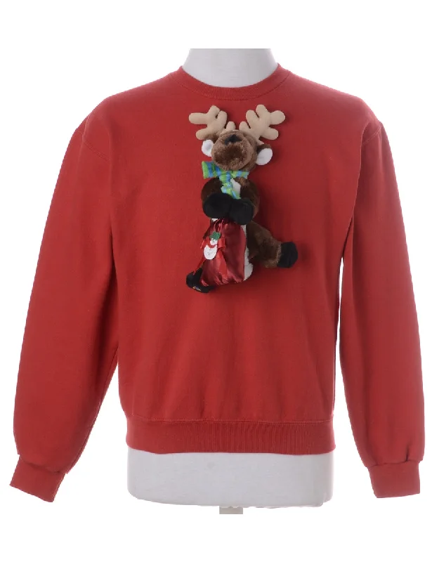 Label Novelty Christmas Sweatshirt