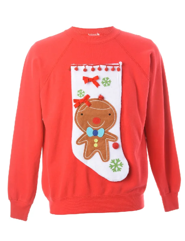 Label Novelty Christmas Sweatshirt