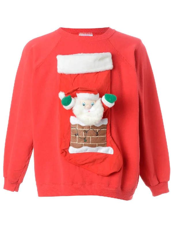 Label Novelty Christmas Sweatshirt