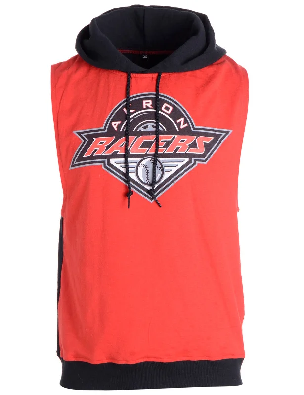 Label Sleeveless Tyler Hooded Sweatshirt