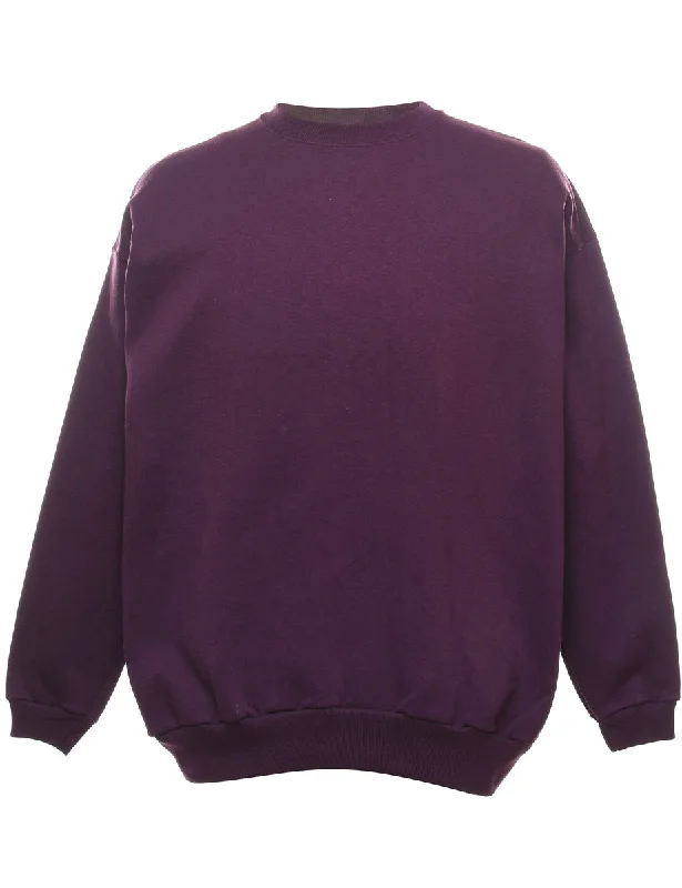 Plum Plain Sweatshirt - XL