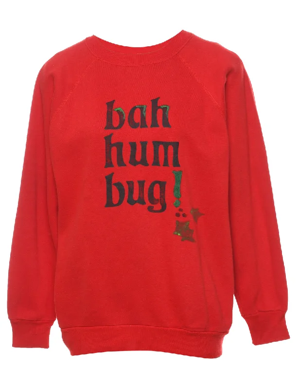 Red Christmas Sweatshirt - L