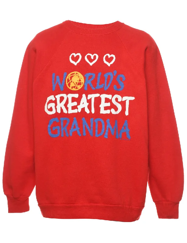 Red Christmas Sweatshirt - L