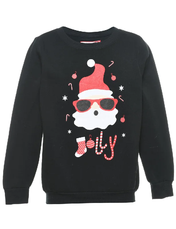 Santa Claus Christmas Sweatshirt - M