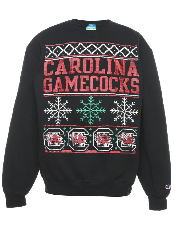 Snowfall Design Carolina Gamecocks Christmas Sweatshirt - M