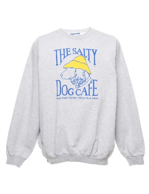 The Salty Dog Cafe Printed Sweatshirt - XL