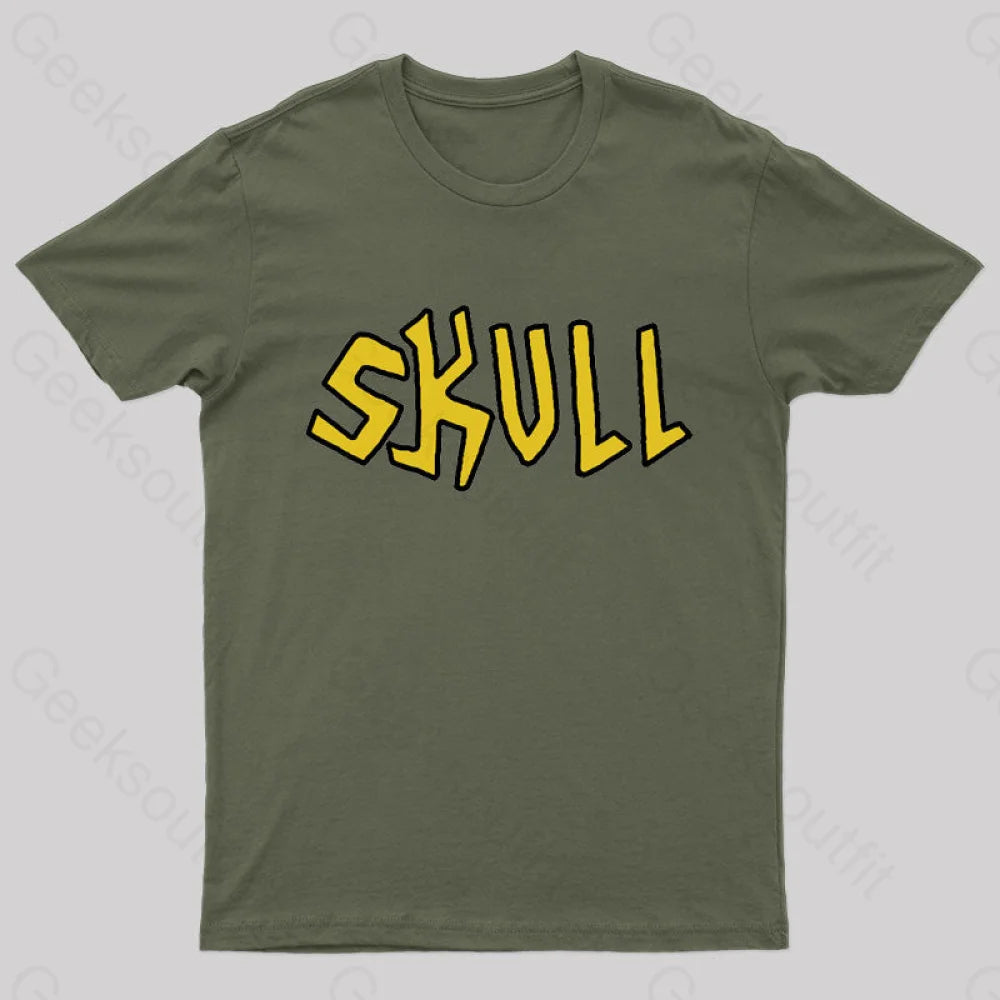 Butt Head Costume Skull Geek T-Shirt