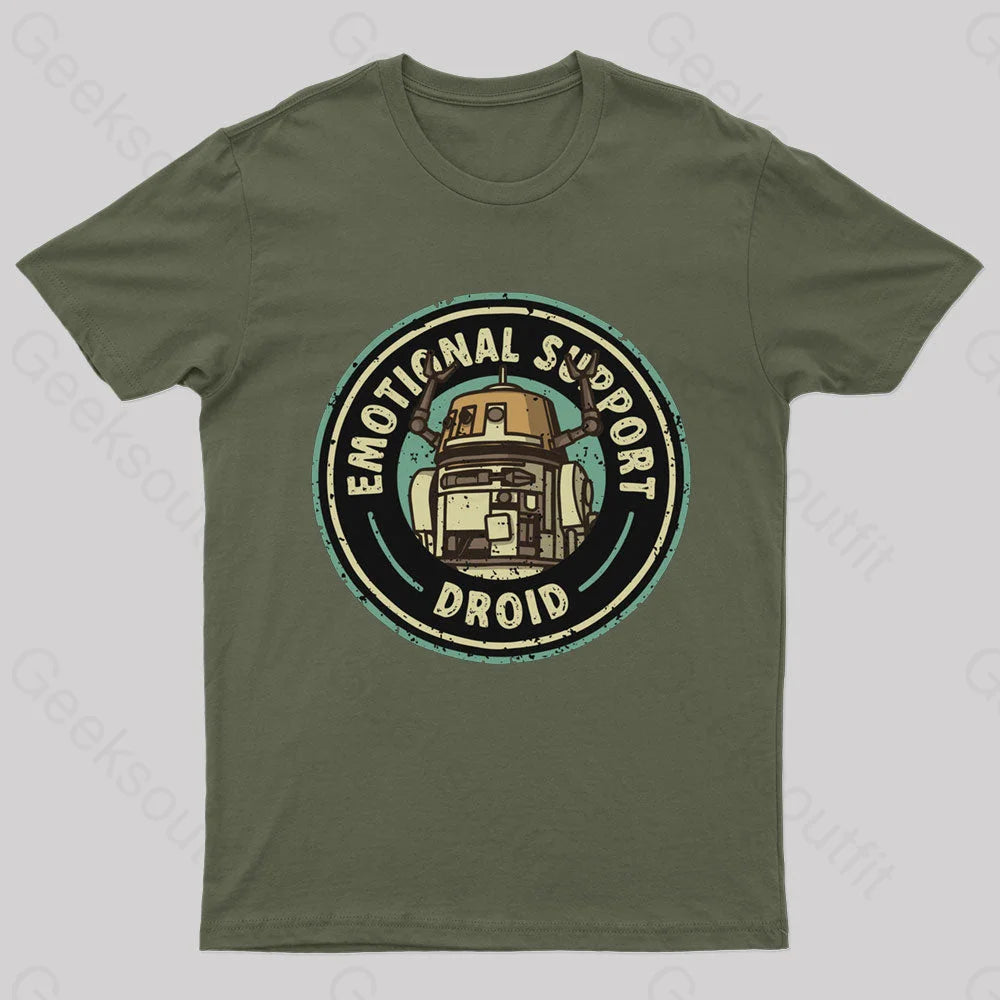 Emotional Support Droid Geek T-Shirt