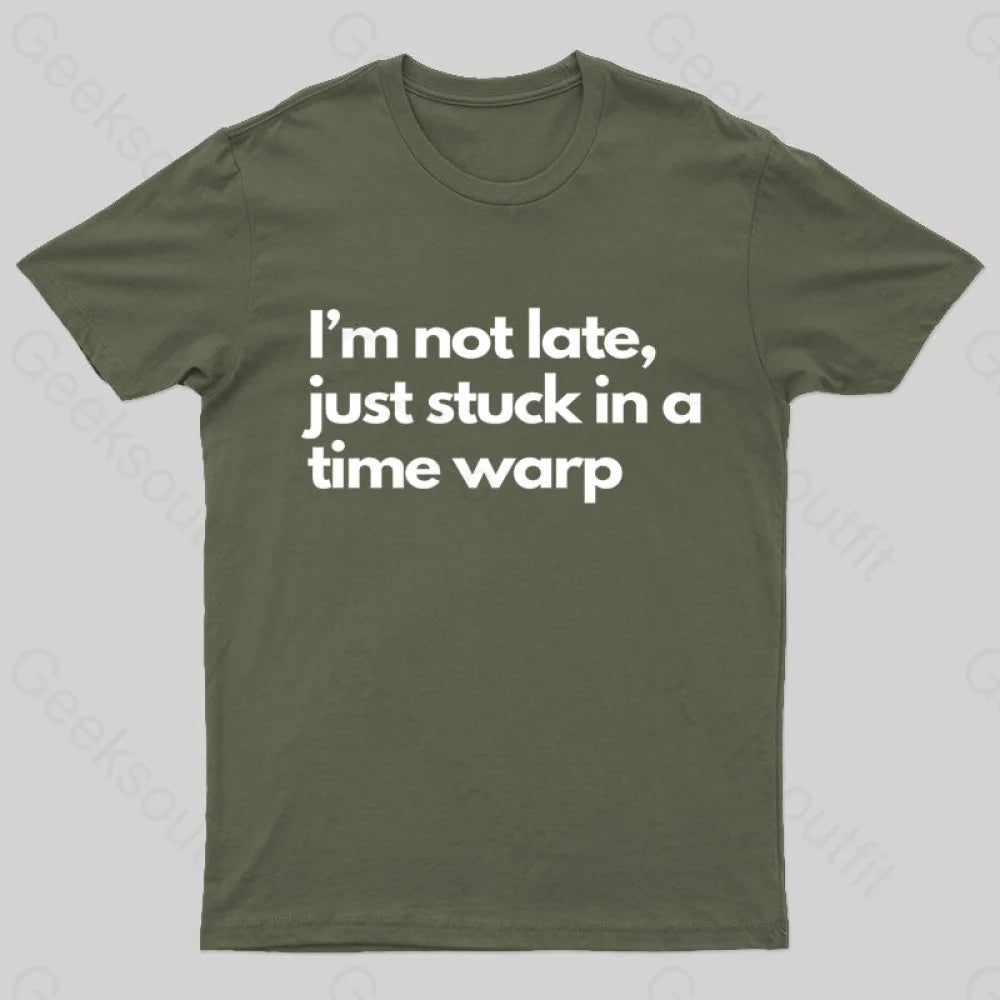 Time Traveler's Excuse Geek T-Shirt