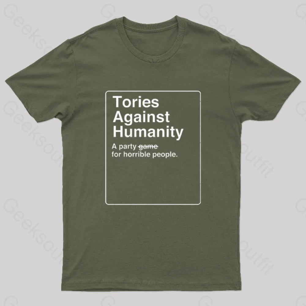 Tories Against Humanity Geek T-Shirt