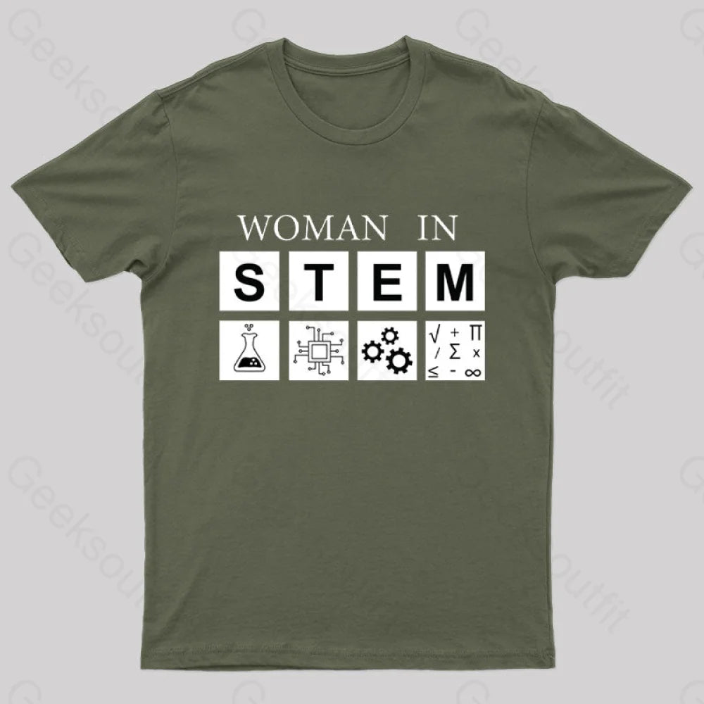 Woman in Stem Geek T-Shirt