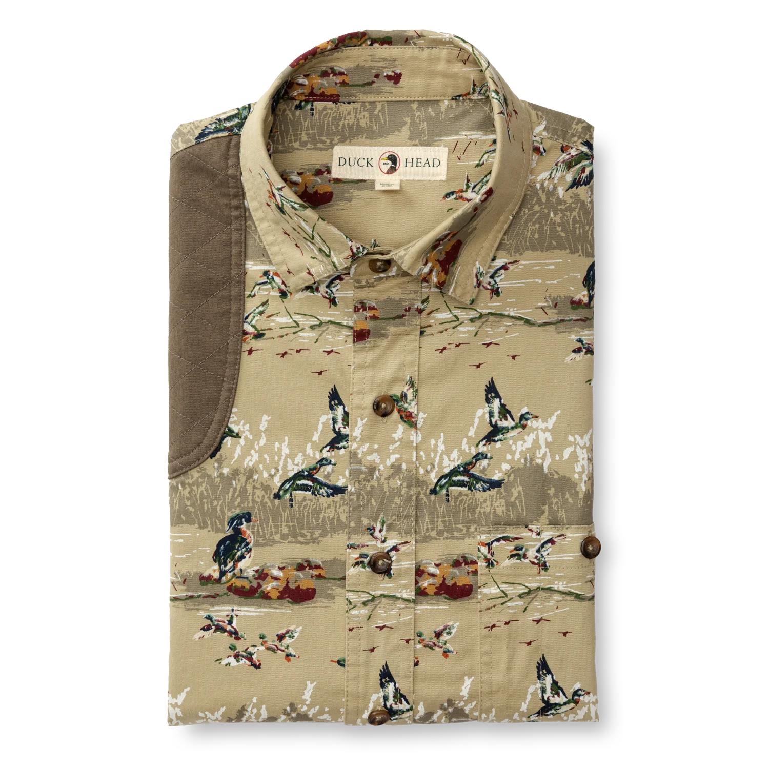 Woodland Shooting Shirt (Khaki Print)