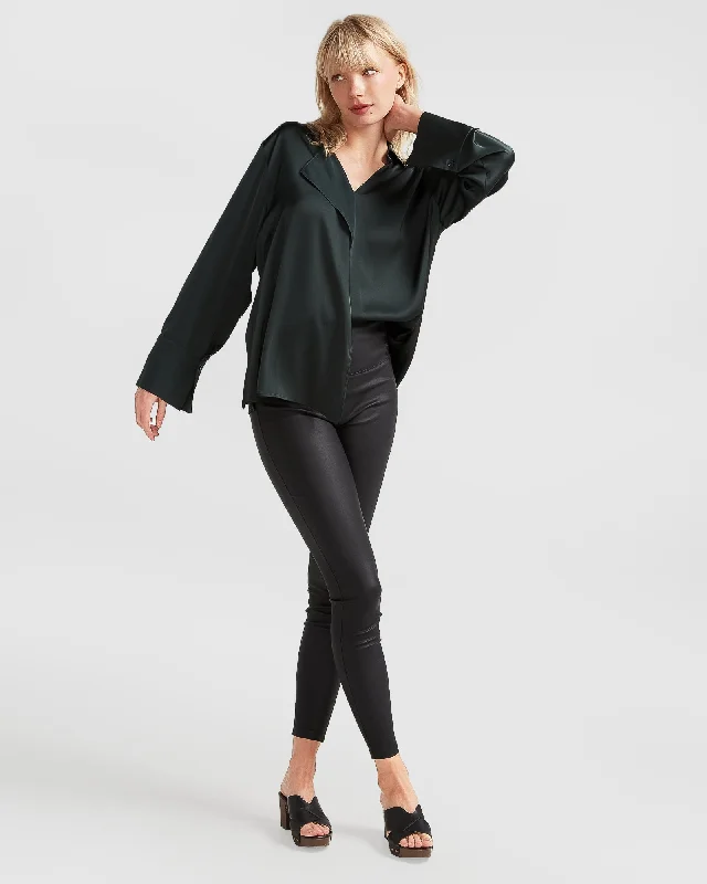 Gemini Waterfall Shirt - Dark Green