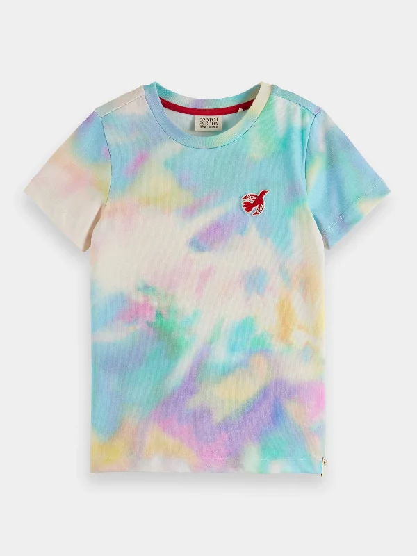 Kids - Unisex Free spirit peace bird tie-dyed t-shirt